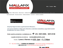 Tablet Screenshot of mallafix.com